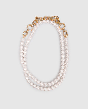 Madreperla Розовые бусы с цепочкой 212304