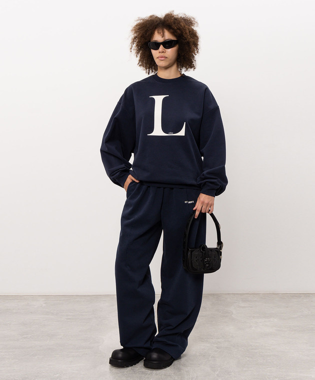 Vetements Синие спортивные штаны MH27SP183N изображение 2