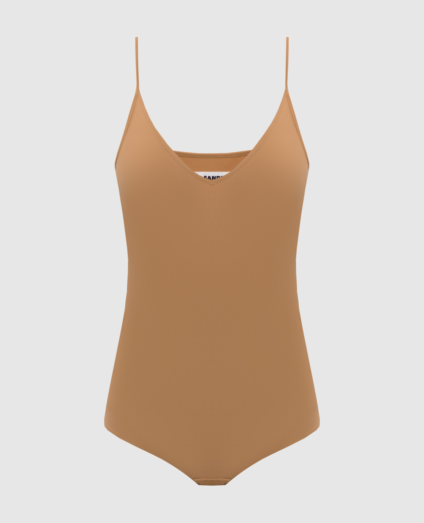 Коричневый боди