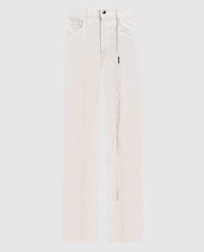 Ann Demeulemeester Белые джинсы Vive B0013781FA038