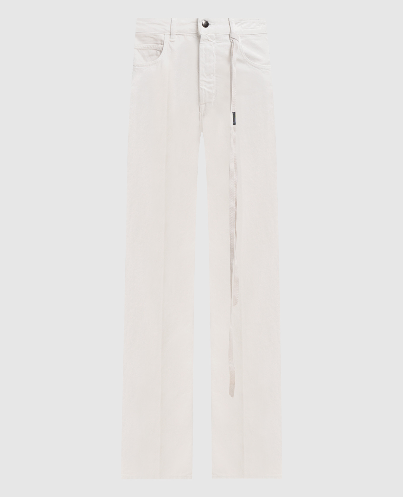 

Белые джинсы Vive, Белый, Прямые джинсы