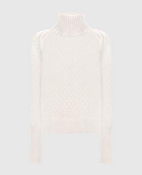 Ermanno Scervino Свитер цвета айвори из кашемира D495M324JBV