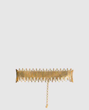 Lynyer Позолоченное колье-чокер Warrior WGLDBEAMCHK