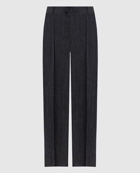 Balenciaga Серые брюки из шерсти A002A9TUT44