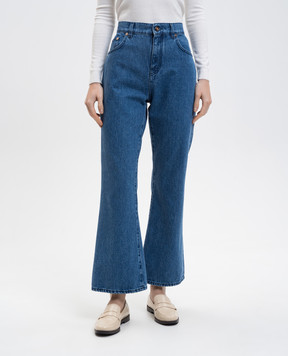 Gabriela Hearst Сині джинси кльош Ezra Bootcut 1252034T131