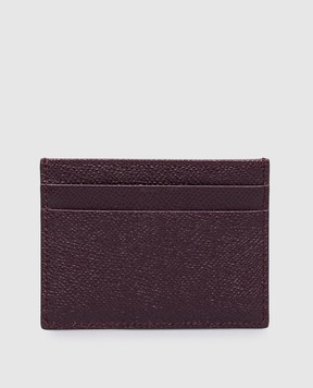 Dolce&Gabbana Фиолетовый кожаный картхолдер Dauphine BI0330A1001