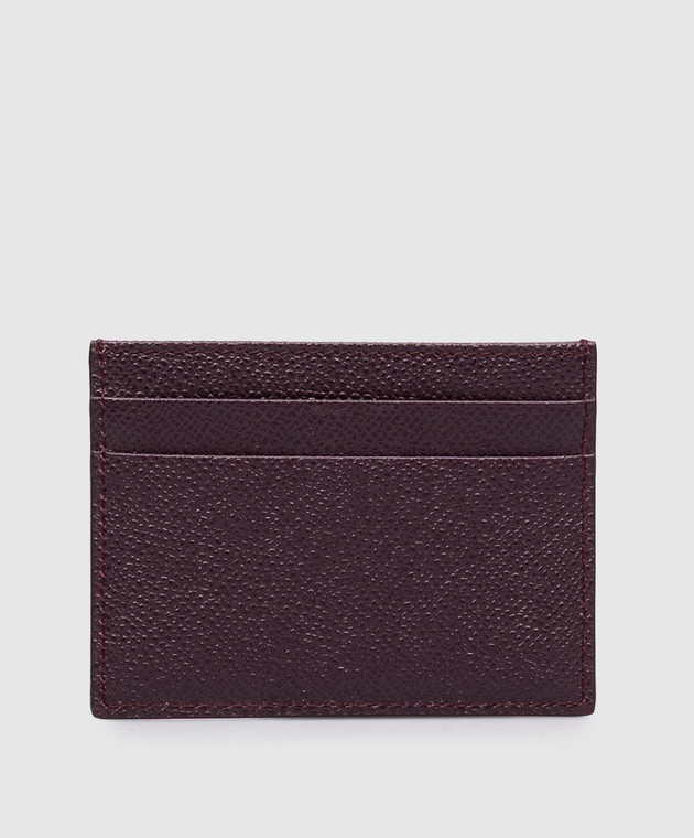 Dolce&Gabbana Фиолетовый кожаный картхолдер Dauphine BI0330A1001 изображение 2