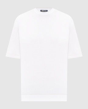 Bertolo Cashmere Белая футболка с окантовкой 902204002056