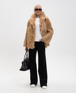 Babe Pay Pls Бежева дублянка з відкладним коміром 2310TIGRADO