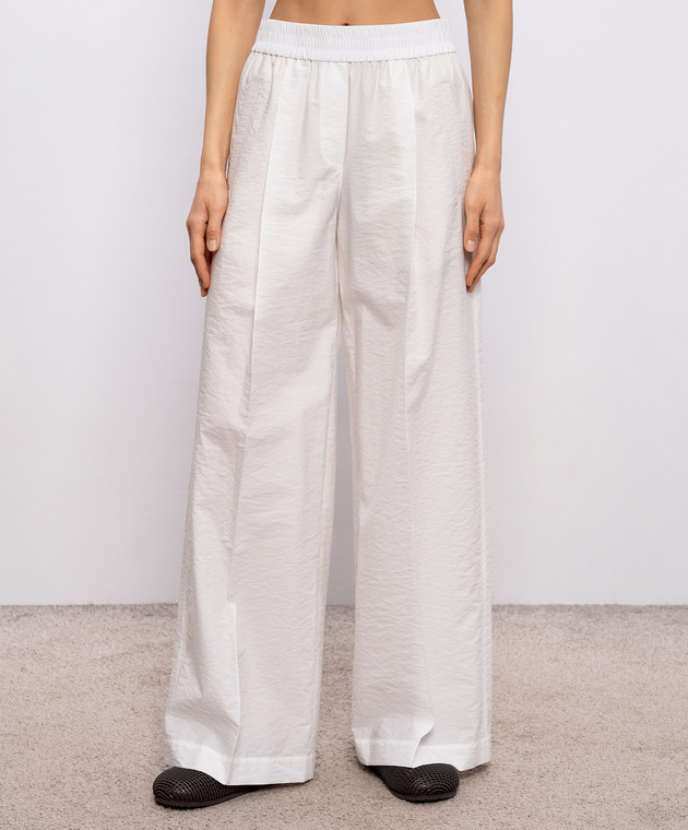 Brunello Cucinelli Білі штани M0F79P8721 зображення 3