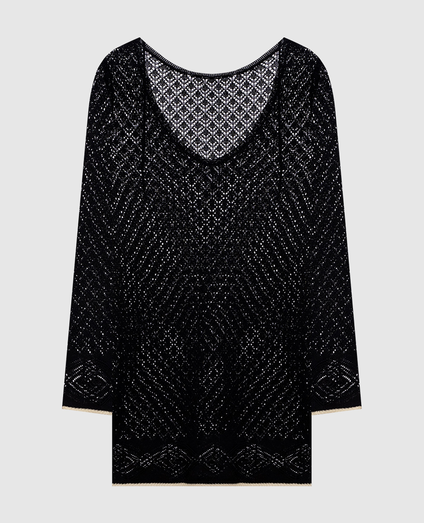 

Черное ажурное платье, Черный, Повседневные платья