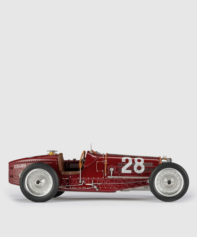 Amalgam Бордовый сувенир в форме автомобиля BUGATTI Type 59 M6021NUV изображение 2