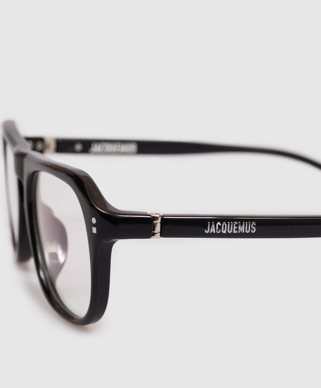 Jacquemus Черная оправа для очков JAC214C1OPT изображение 4