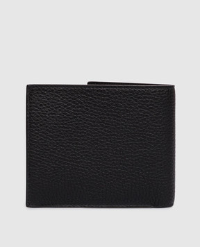 Balenciaga Черный кожаный портмоне Credit Square Folded 8119102ABV0