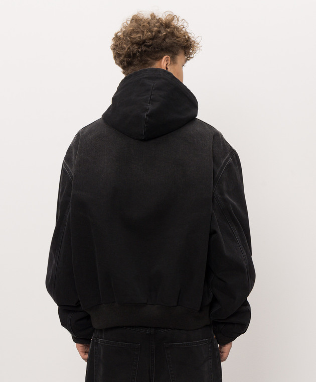 Vetements Чорна джинсова куртка MH27DJ067Bm зображення 4