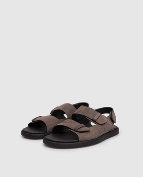 Doucal's Коричневые сандалии из нубука DU3030MYKOUF249