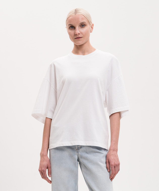 AGOLDE Белая футболка Ellery со шнуровкой A74271521 изображение 3