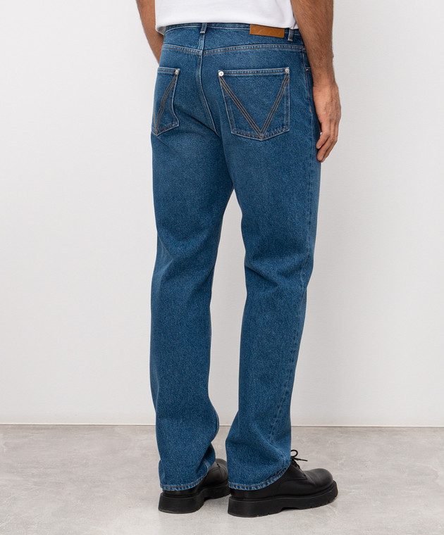 Bottega Veneta Сині джинси з ефектом потертості 861558V69P0 зображення 4