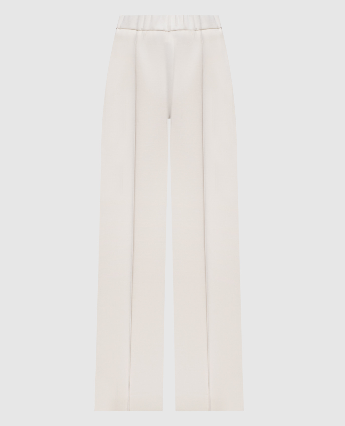 Штани кольору айворі