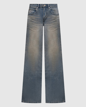 Balenciaga Синие джинсы с винтажным эффектом 857231TQW55