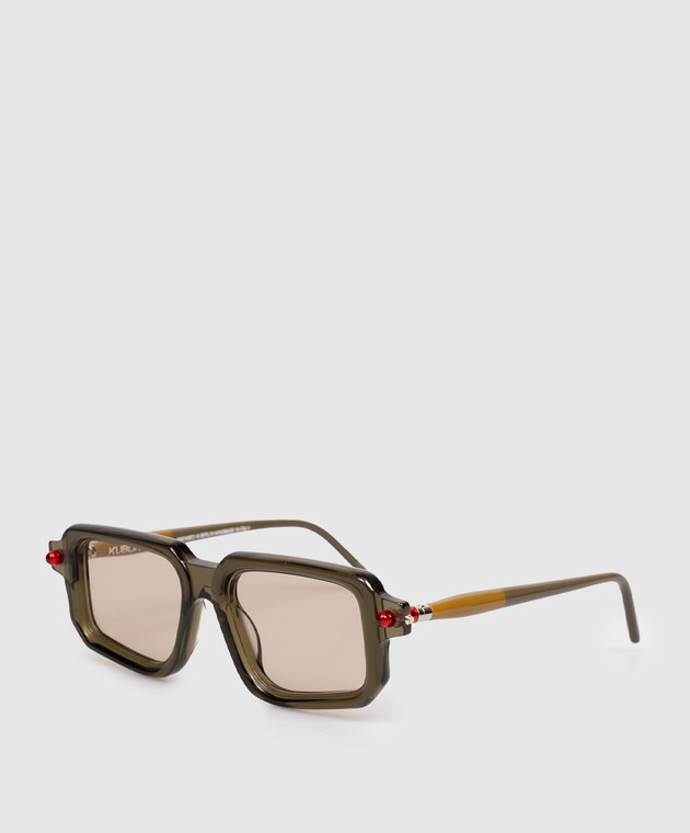 Kuboraum Солнцезащитные очки P23 цвета хаки KRSP23GRG000002M изображение 3