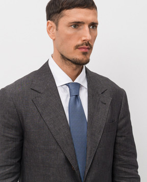 Stefano Ricci Краватка із шовку в клітинку CCX60002