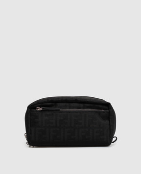 Fendi Черный несесер в монограммы шаблон 8N0216B16F