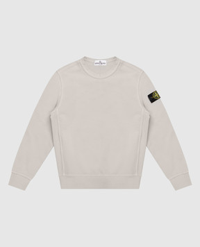 Stone Island Дитячий світшот кольору хакі з логотипом L1S166100005S004068