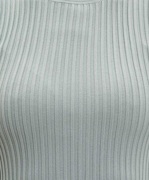 Max Mara Зеленое платье PEGIZIO MXPEGIZIO изображение 4