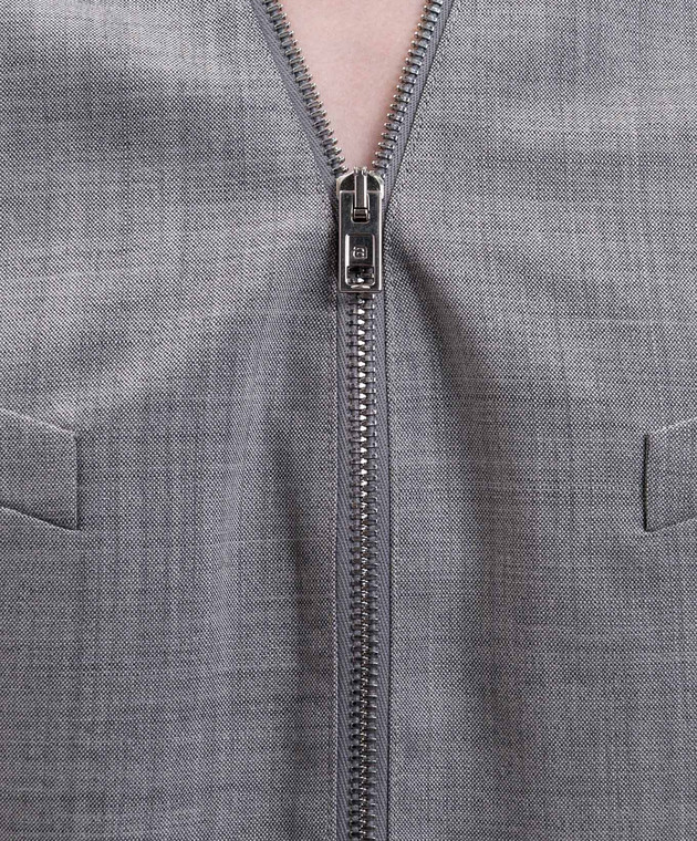 Alexander Wang Серый жилет с шерстью 1WC3262778 изображение 5