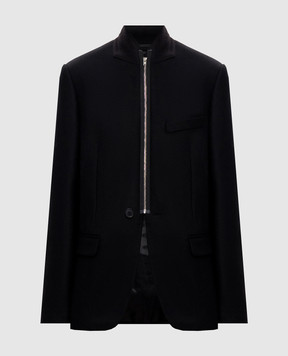 Maison Margiela MM6 Чорний жакет з вовною S52BN0153M36003
