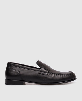 Jimmy Choo Чорні шкіряні лофери Ellis ELLISLOAFERFSLY