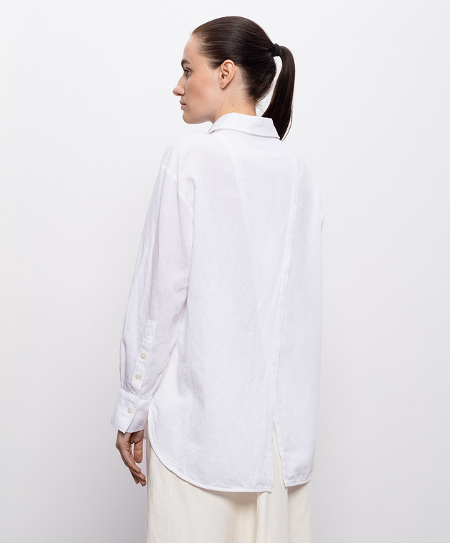 Woolrich Біла сорочка з льоном CFWWSI2013FRUT5295 зображення 4