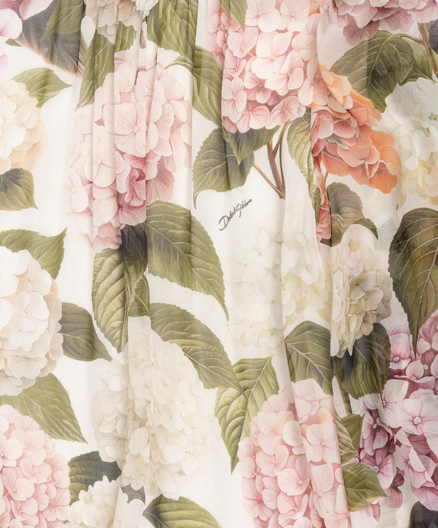 Dolce&Gabbana Дитяча сукня із шовку в принт L54DO7IS10B зображення 3