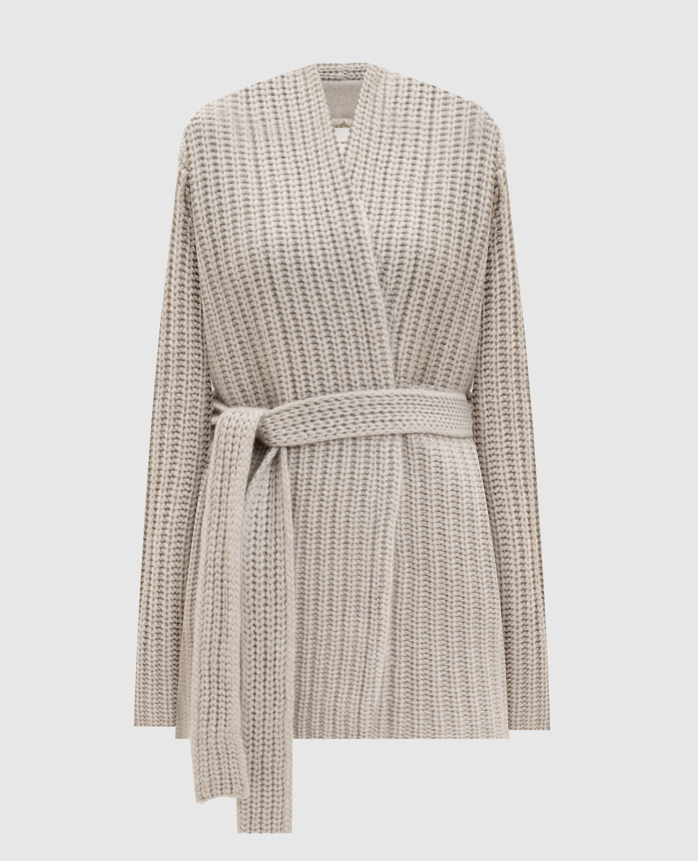 Серый кардиган на запах Jacqueline из кашемира