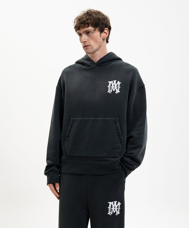 AMIRI Серые худи с нашивкой AMTOJR1078 изображение 3