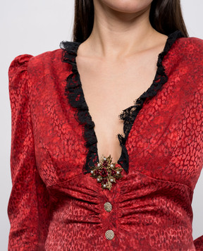 CelesteG Брошка з фактурними трояндами 2186