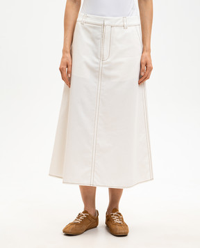 Ami Paris Біла спідниця FSK457CO0214