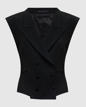 Jacob Lee Черный жилет WV0020SS26B