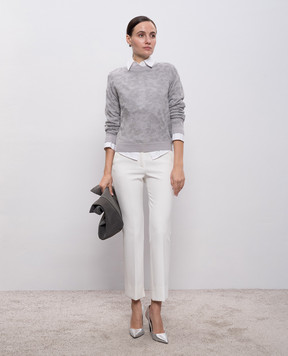 Peserico Сірий джемпер з вовною альпаки S99075F149087C