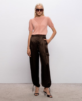 Twinset Корговая карго с фактурным логотипом 262TP2101