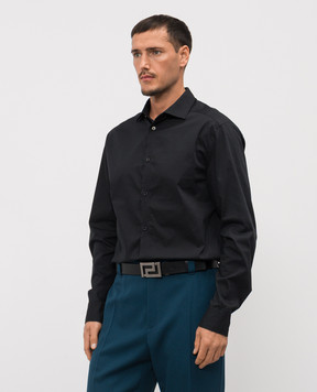 Versace Двосторонній ремінь зі шкіри Greca 1022671DVTP1