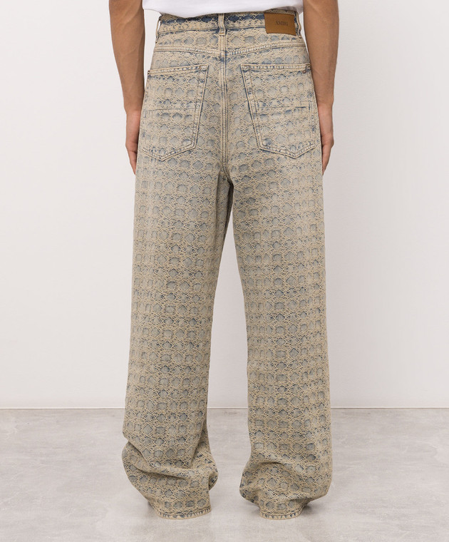 AMIRI Джинсы MA QUAD с патчем логотипа AMBMJE1075 изображение 4