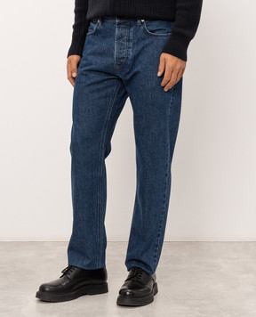 Stone Island Сині джинси з патчем логотипа L2S14J100005S0J34