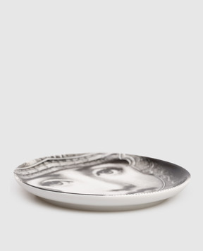 Fornasetti Чорна порцелянова підставка для дрібниць Tema e Variazioni P63X095