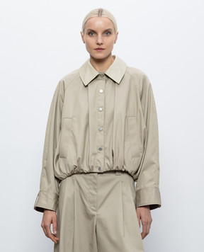 3.1 Phillip Lim Бежевая куртка с драпировкой S26160932OTL