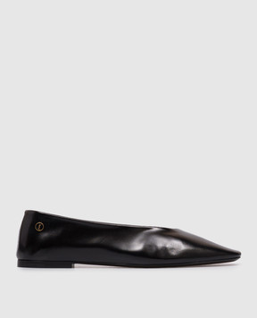 Saint Laurent Чорні шкіряні балетки SAO 860600AAEHF