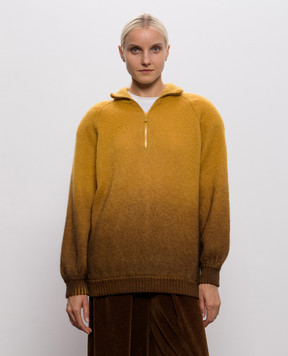 Rowen Rose Желтый свитер с шерстью RRK545