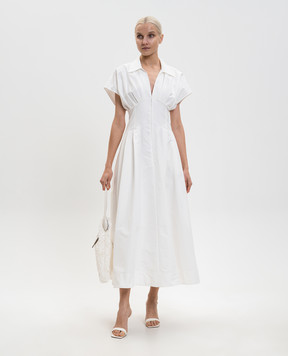 Simkhai Біла сукня міді Farlow 1261229CF