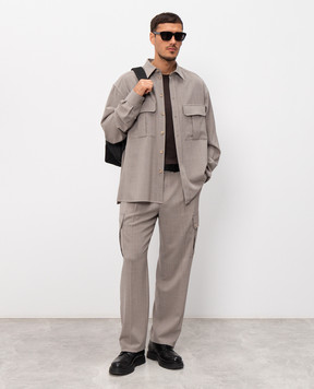 Dolce&Gabbana Бежеві карго з вовни GP1O0THU2BP